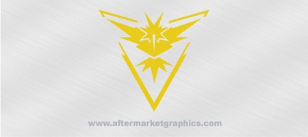 Pokemon Go Yellow Team Instinct Decal